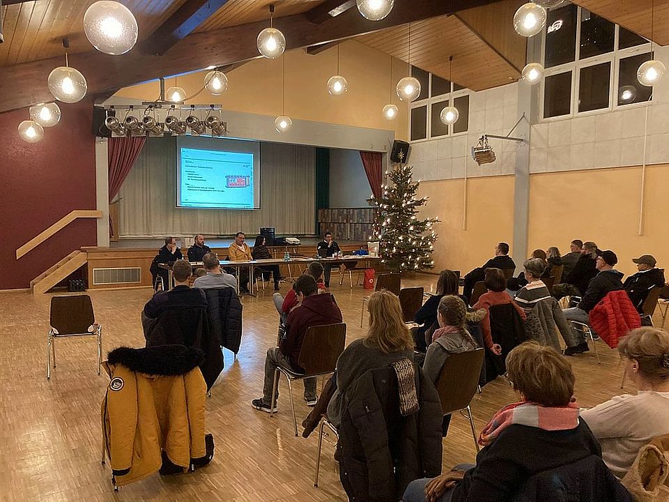 Besucher der Infoveranstaltung