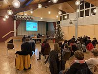 Besucher der Infoveranstaltung